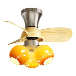 Lampe à ventilateur vintage, plafonnier pour restaurant français, spécial chambre Bauhaus, bureau de style rétro d'Asie du Sud-Est - Product Image 4