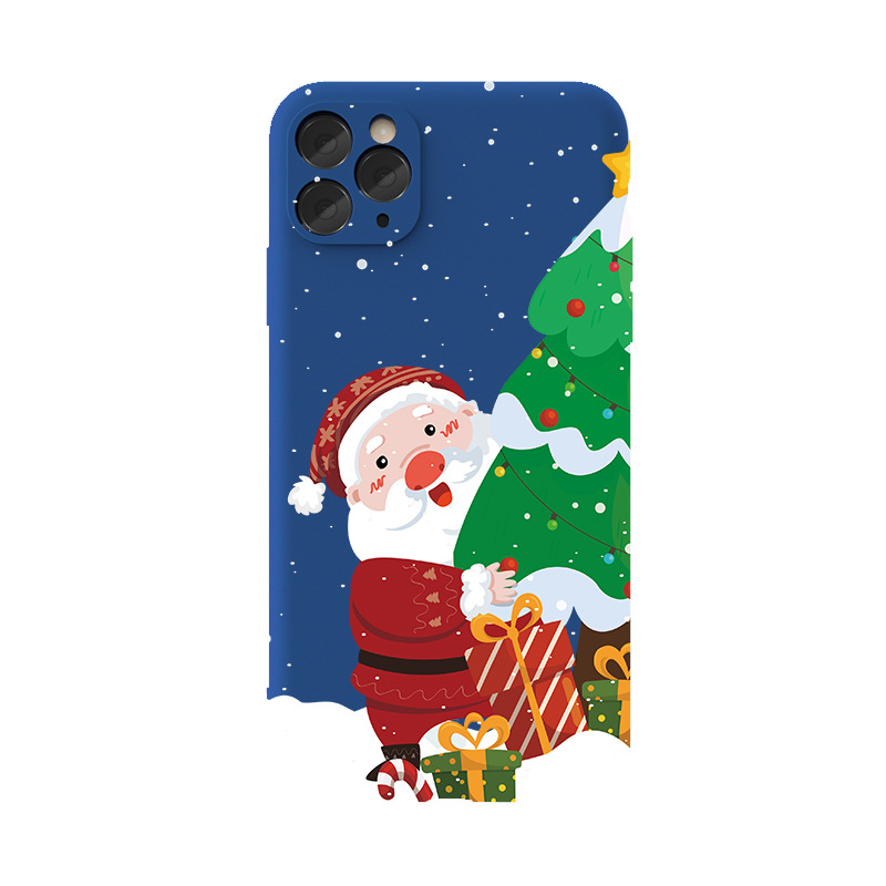 Coque de Noël pour iPhone 17 Pro Max, 16e, 15, 14, 13 et
