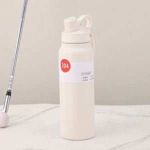 Custom Logo Thermos <b>750ml</b> 950ml Stainless Steel Vacuum Insulated Double Wall Travel <b>Water</b> <b>Bottle</b> - Product Image 3