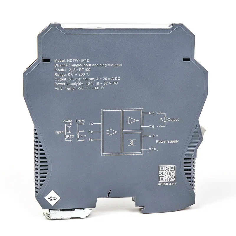 Изолятор сигнала термопары 1 в 2 выход преобразователь pt100 до 0-10 в