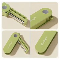 Éplucheur de légumes pliable en acier inoxydable, trancheuse à fruits, pour pommes de terre et concombres, portable pour pique-niques, accessoires de cuisine domestique, outils tranchants