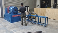 Machine de sertissage à commande PLC pour la production de vis de fondation par formage à chaud