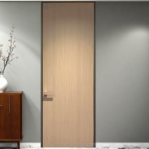 Plat à l'extérieur ouvert à l'intérieur <span class=keywords><strong>porte</strong></span> en <span class=keywords><strong>bois</strong></span> en <span class=keywords><strong>aluminium</strong></span> portes intérieures minimalistes en alliage d'<span class=keywords><strong>aluminium</strong></span> <span class=keywords><strong>porte</strong></span> en <span class=keywords><strong>bois</strong></span> <span class=keywords><strong>imitation</strong></span> exportation - Product Image 3