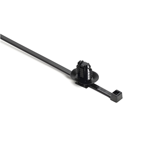 Nouvelle prise en nylon 66 noir XK03 pour trou ovale - Product Image 3