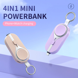 2 Trong 1 Sạc Không Dây 3000MAh Sạc Di Động Mini Keychain Khẩn Cấp Ngân Hàng Điện Móc Khóa Cho Iphone Cho Android Cho Iwatch - Product Image 6