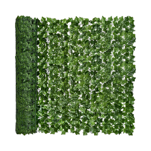 Pannelli per Recinzione Privacy con Foglie Artificiali in Plastica Verde Chiaro, Recinzione in Erba Sintetica per Esterni, per Casa, Giardino, Compleanni e Occasioni Speciali - Product Image 4