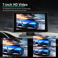 Écran Carplay portable 7 pouces Android OS 2 + 32gb IPS écran tactile de voiture avec haut-parleur GPS Google Map Navigation youtube