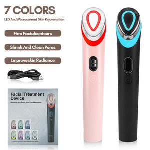 เครื่องนวดตาแบบมือถือ 7 สี LED พร้อมไมโครเคอร์เรนท์ EMS ยกกระชับผิวหน้า สำหรับใช้ในบ้าน - Product Image 6