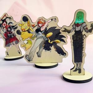 Foto stampata personalizzata Anime legno Craft Standee segnaletica decorativa Cartoon Advertising di qualità scatole di legno Cartoon cartelli <span class=keywords><strong>da</strong></span> parete - Product Image 1