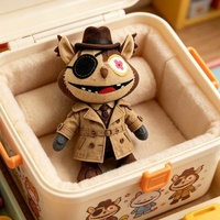 WEIMEI Conception ODM pour Jouets de Jeux d'Horreur, Poupée Joker en Peluche Ultra Douce avec Rembourrage en Coton PP Brodé Anti-Stress