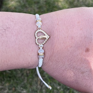 Pulseras hechas a mano de la Virgen María, para hombres y mujeres, para rezar, con forma de corazón - Product Image 6