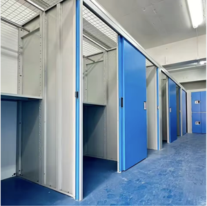 Casier de rangement en acier galvanisé à faible coût avec serrure à clé, serrure électronique, serrure à combinaison, montage au sol, design personnalisé - Product Image 5