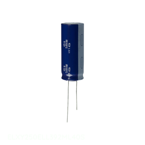 Condensador de canal del fabricante, aluminio, 3900uF, 20%, 25V, radial, 3900 uF, ELXY250ELL392ML40S, de orificio pasante - Product Image 1