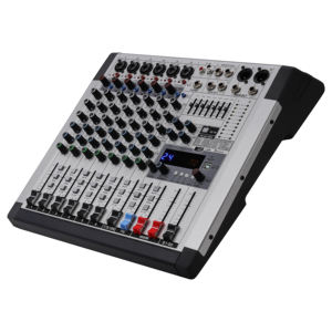 Mezclador de Audio Profesional RA-8 para DJ con 6 Entradas Mono/XLR + 2 Estéreo, 24 Efectos DSP de 32 Bits, Metálico y Alámbrico - Product Image 3