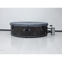 Bain à remous gonflable de luxe toutes saisons sur mesure avec système de chauffage performant, massage à bulles, pliable, pour extérieur et villa