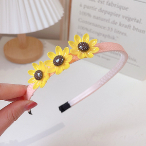 Accesorios para el cabello para niños linda princesa diadema bebé <span class=keywords><strong>flor</strong></span> clip de pelo para niña sombreros antideslizantes - Product Image 5