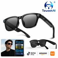Gafas Inteligentes para Exteriores TeWeekAI M08, Cámara de 8MP, Grabadora de Video 1080P, Transferencia WiFi, Control Táctil, IP65, Batería de 300mAh, 7 Horas de Duración