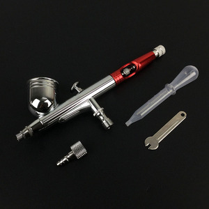 Aerógrafo HD130 de 0.5mm de Doble Acción con Alimentación por Gravedad y Velocidad Ajustable para Modelismo, Decoración de Pasteles, Reparación de Muebles y Cuero - Product Image 3