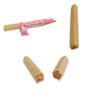 Rollos Crujientes <span class=keywords><strong>de</strong></span> <span class=keywords><strong>Fibra</strong></span> <span class=keywords><strong>de</strong></span> Trigo con Forma <span class=keywords><strong>de</strong></span> Estrella Rellenos <span class=keywords><strong>de</strong></span> Chocolate y Leche, Personalizables OEM ODM, Populares y Más Vendidos - Product Image 2