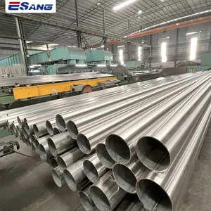 Esang bán buôn inox nhà sản xuất ASTM trang trí hàn ống gương đánh bóng 201 304 316 Ống thép không gỉ