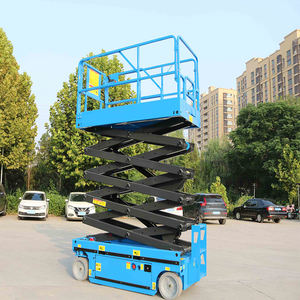 10 मीटर 12 मीटर 14 मीटर 18 मीटर 300 किलोग्राम 1 टन हवाई कार्य क्षमता इलेक्ट्रिक मोबाइल कैंची हाइड्रोलिक लिफ्ट टेबल मैनलिफ्ट मोबाइल प्लेटफॉर्म - Product Image 6