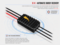 Contrôleur de vitesse de moteur sans balais BLDC de qualité industrielle ESC U60 V2 5-14S LiPo 60A Max pour les loisirs de radiocommande