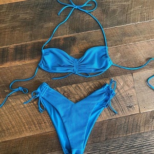 Nuevo Diseño de Bikini de Dos Piezas con Tirantes Triangulares, Spandex/Poliéster de Secado Rápido, con Lazos Laterales Ajustables, Traje de Baño para Mujer 2025 - Product Image 4