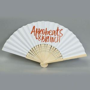 พัดมือไม้ไผ่แบบปรับแต่งได้ ผลิตภัณฑ์งานฝีมือ - Product Image 2