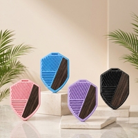 Diffuseur de parfum en bois en forme de bouclier à clipser pour grille d'aération de voiture, désodorisant aromathérapie pour armoire
