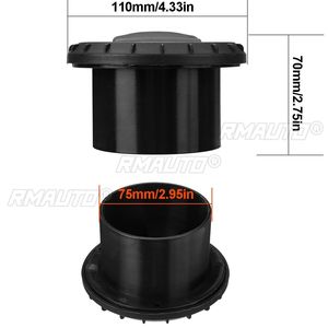 ท่อระบายอากาศแบบหมุนได้ขนาด 60 มม. / 75 มม. สำหรับเครื่องทำความร้อน Eberspacher Webasto - Product Image 2