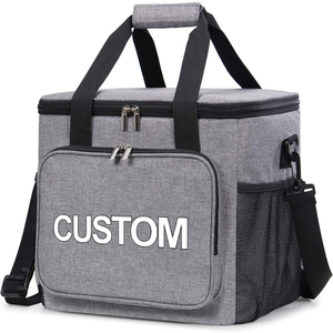 0717 Factory Custom Logo Oxford Lunch Cooler Bag Insulated for Office Travel Thermal Portable Soft Tote Box - Product Image 1