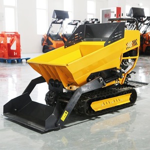 Venta al por mayor de fábrica Nuevo Mini Dumper de Hormigón, Dumper de Orugas, Mini Excavadora Dumper Autónoma Hidrostática a Gasolina, Tracción 4x2, Volante a la Izquierda - Product Image 6