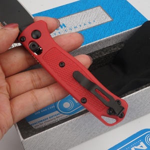 Cuchillo Profesional de Grado Industrial con Grabado Láser TREDKNIX BUGOUT Mini 533 para Camping, Personalizado OEM, con Hoja S30V y Punta de Nailon y Vidrio - Product Image 3