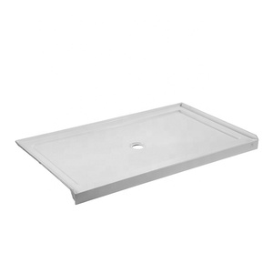SeaWin Moderne ISO9001 Certifié Antidérapant Blanc Carré avec Drain Linéaire Intégré Prêt <span class=keywords><strong>à</strong></span> l'emploi en Pierre Artificielle pour <span class=keywords><strong>Receveur</strong></span> <span class=keywords><strong>de</strong></span> <span class=keywords><strong>Douche</strong></span> Encastré Garantie 2 Ans - Product Image 1