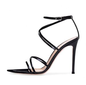 Sandales à talons très hauts à brides croisées pour femmes, chaussures de soirée - Product Image 3