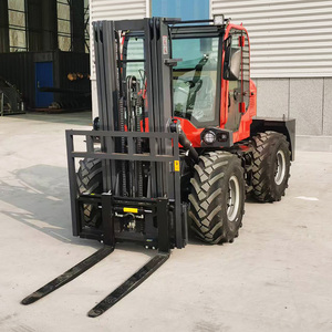 Proveedor Chino de Montacargas Todoterreno 4x4 4WD con Capacidades para Terrenos Difíciles, Cargador Todoterreno con Altura de Elevación de 3 m en Venta - Product Image 2