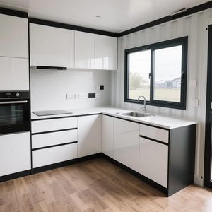 Trang bị đầy đủ hai tầng prefab nhà nhỏ 2-4 phòng ngủ nhà bếp tắm có thể tháo rời mở rộng khung thép container phòng khách - Product Image 4