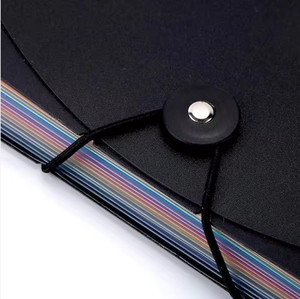 Carpeta de Archivos Expandible Tipo Acordeón A4 con Asa Portátil, 12/24 Bolsillos, Material PP Arcoíris, para Oficina y Escuela - Product Image 4