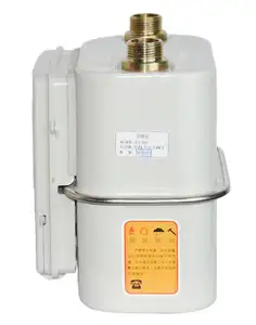 Medidor de gás pré-pago com cartão IC Modelo G4 e G1.6 Medidor de gás em aço Instrumento de teste mecânico