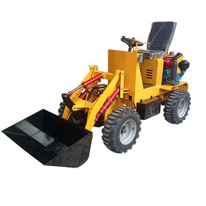 Top 4x4 artikulasi <span class=keywords><strong>Mini</strong></span> pemuat roda Diesel baru dengan mesin Yunnei roda kecil pemuat depan - Product Image 5