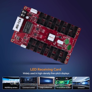 การ์ดรับสัญญาณ LED ภายในอาคาร 150K พิกเซล พร้อมเอาต์พุต HUB75 12 ช่อง สำหรับจอแสดงผล P2.5+ รับประกัน 1 ปี - Product Image 1