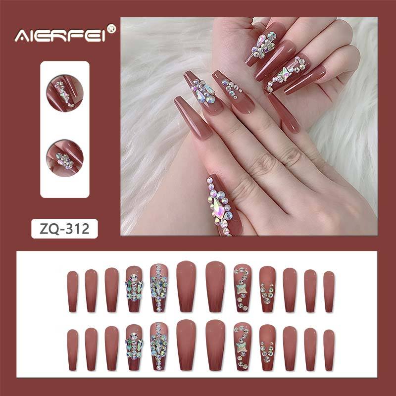 2023 New Arrival ABS False Nails 24 Pcs Fashion Design Press on Nails Acrylic