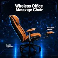 Fauteuil de massage Boncare Q8 moderne et économique avec logo personnalisé, vibrations du cou et du dos, pour usage au bureau, OEM