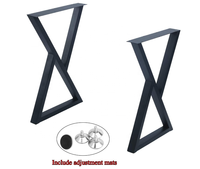 Pieds de table à manger robustes, pieds de bureau d'intérieur, base de banc, pieds de table basse