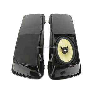 TCMT XF111540 6 "x 9" Saddlebags Couvercle + Haut-parleurs pour Harley Touring Models FL <span class=keywords><strong>Bagger</strong></span> Saddle Bags - Product Image 1