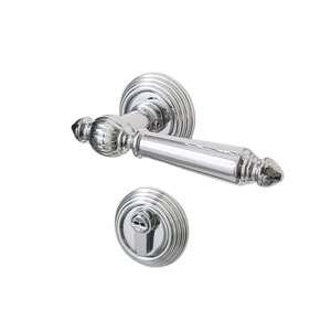Security Door <b>Handle</b> and <b>Lock</b> Set Modern Vintage Gold Zinc Alloy with Pure Copper <b>Lock</b> Cylinder for Villas and Hotels - Product Image 1