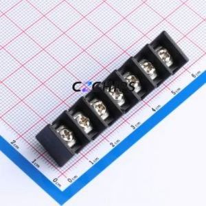 DBT30S-7.62-7P-BK-P Barrier Terminal Block Through hole Component (THT),P=7.62mm Connector 7.62mm 15A 300V - Product Image 1