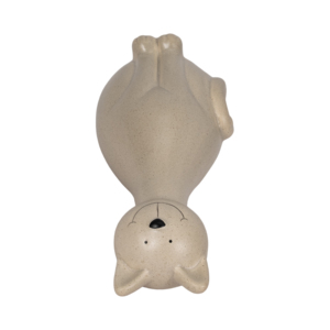 Statuetta di gattino sottile in ceramica, scultura in gres per decorazioni per la casa, bagno, ufficio, soggiorno, espositore da scaffale - Product Image 6