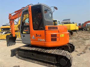 Energy-Saving Design Multi-Mode Fish <b>Pond</b> Expansion Digging 7 Ton Hitachi ZX75US Used Mini Excavator Isuzu Engine Motor Gearbox - Product Image 2