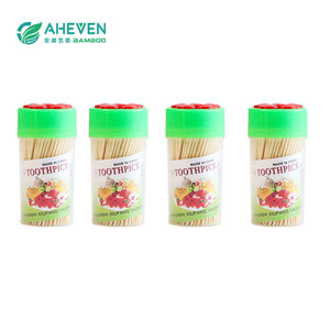 Vendita calda di bambù filo interdentale pick usa e getta stuzzicadenti all'ingrosso con spedizione veloce - Product Image 1